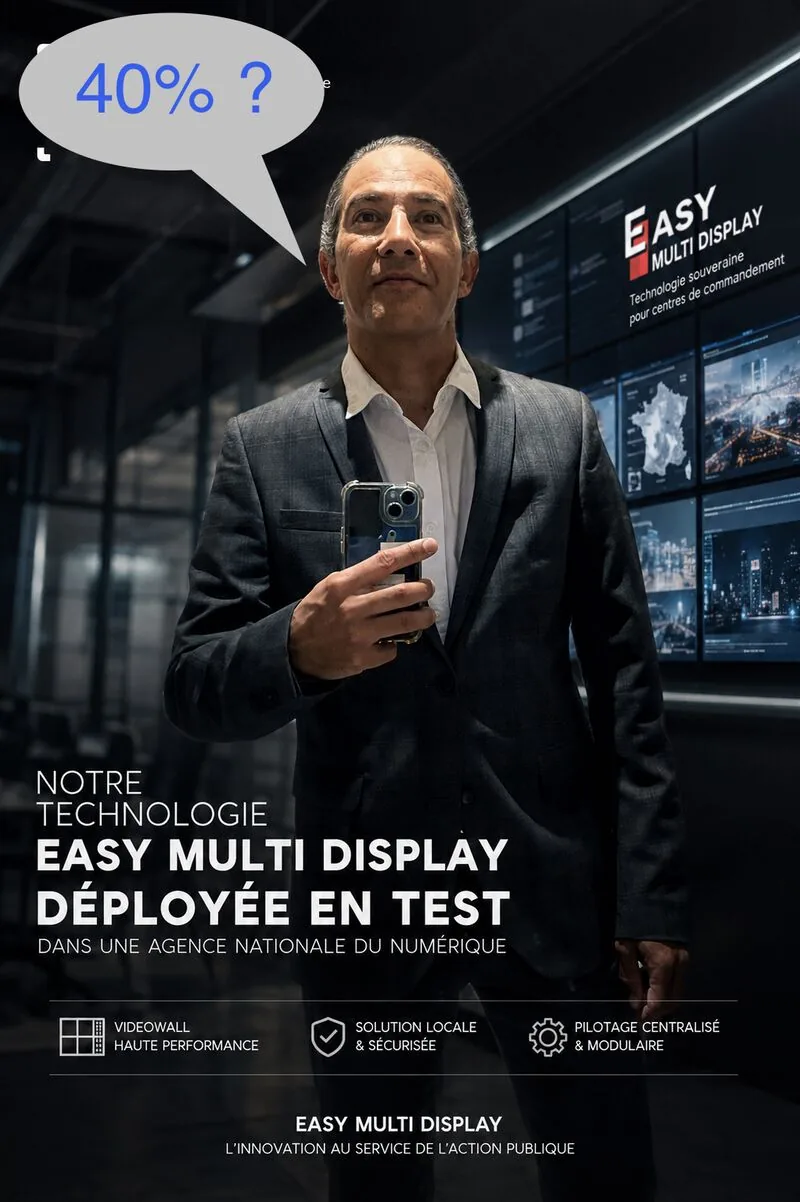 Easy Multi Display trip to Paris to sign off a deployment trial in a crisis management cockpit