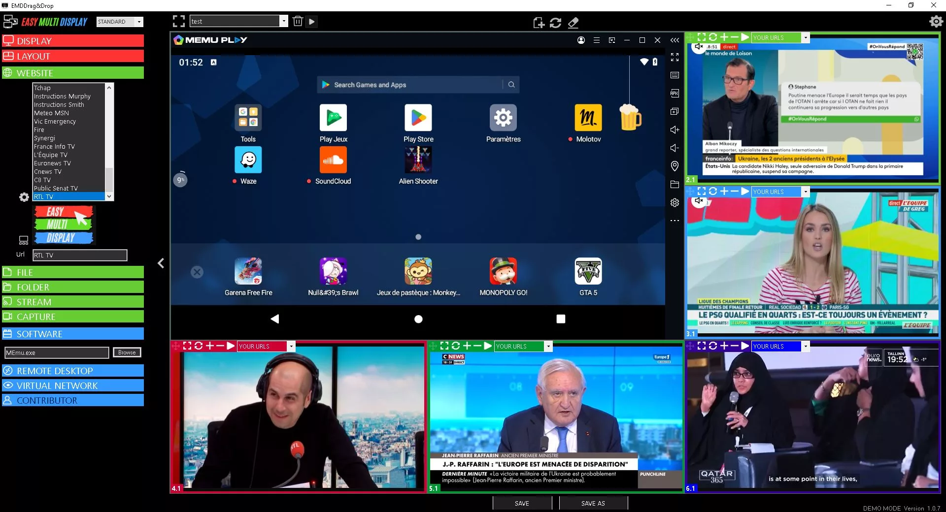 Displaying your Android apps on an EMD video wall for a fire and rescue command centre