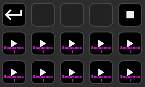 Tecla mensagem do Stream Deck para exibir as instruções do operador no mural de vídeo