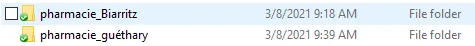 Pharmacies on OneDrive